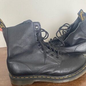 Dr. Martens Black Leather Ankle Boots